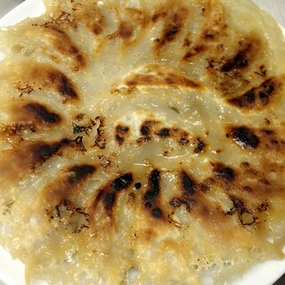 冷凍餃子で 羽根つき餃子の作り方♪